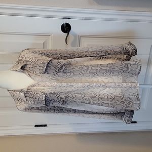Sheer Snake print blouse